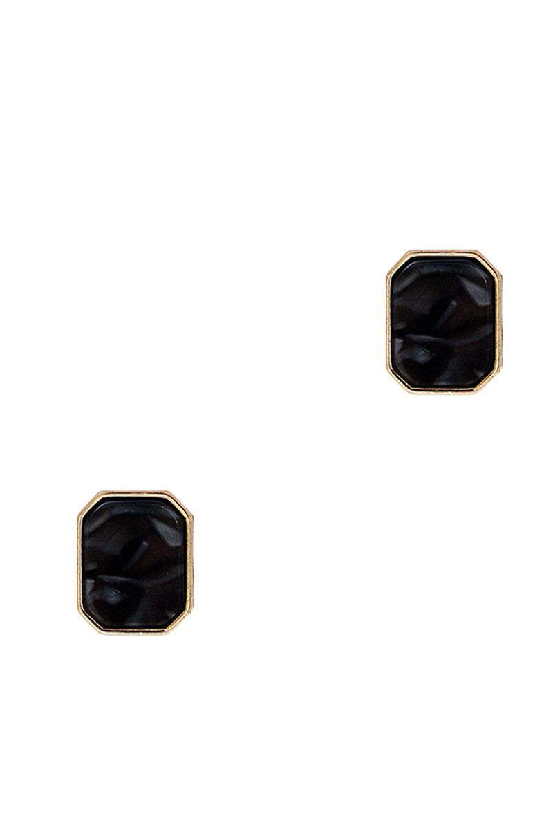 Fashion Square Marble Earring