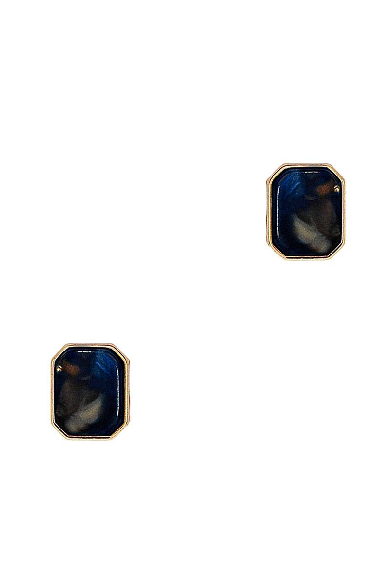 Fashion Square Marble Earring