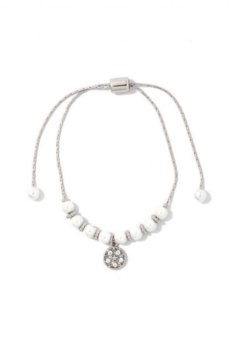 Chic Pearl And Rhinestone Bracelet