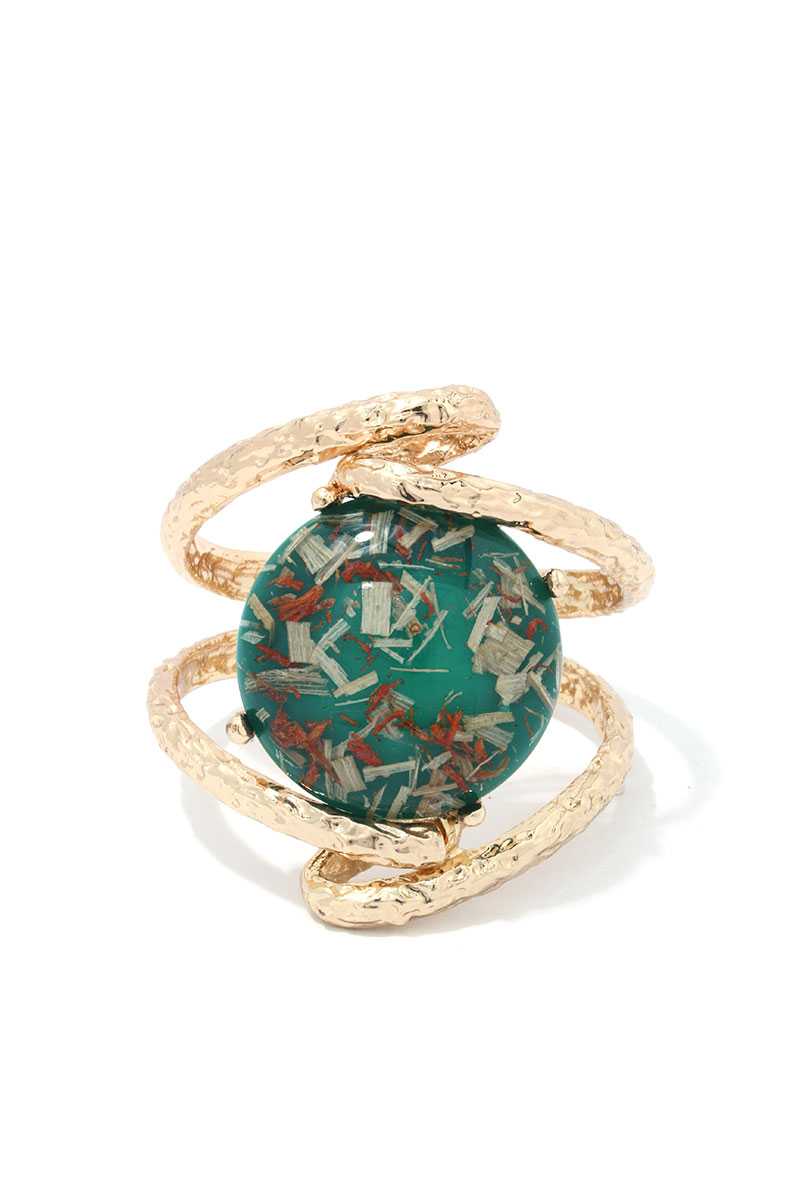 Round Metal Cuff Bracelet