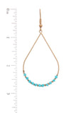 Beaded Teardrop Shape Earring