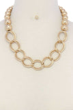 Chunky Ball And Chain Link Short Necklace