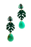 Fashion Acetate Leaf Drop Earring