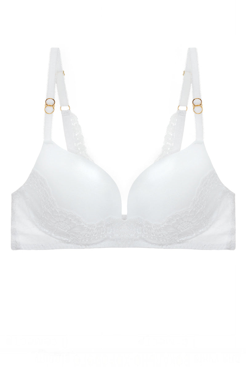 Solid / Lace Demi Bra
