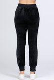 Faux Fur Jogger Pants