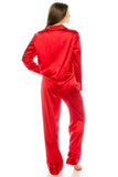 2 Pc Satin  Pj Set