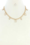 Butterfly Charm Cuban Link Necklace