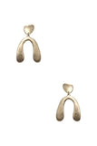 Metal U Dangle Earring
