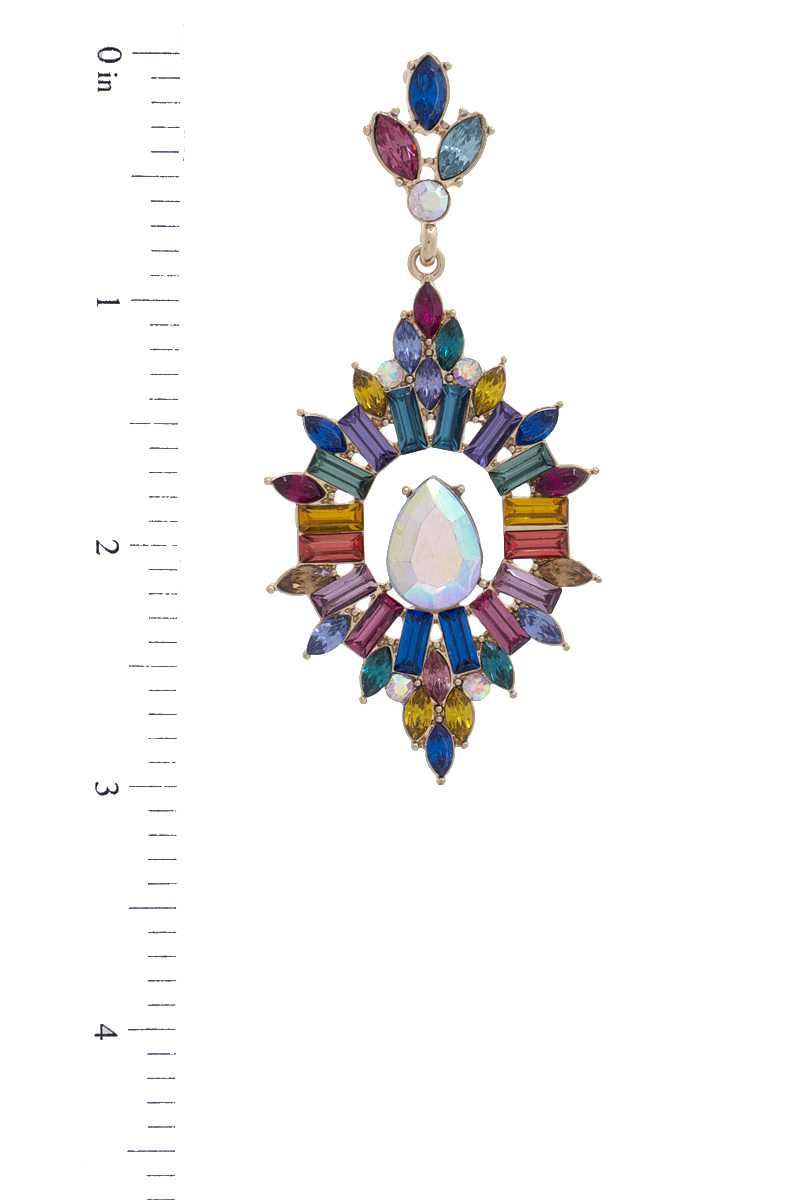 Rhinestone Dangle Earring