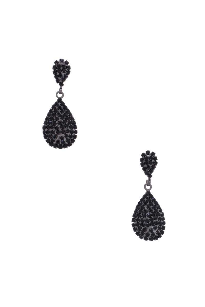 Teardrop Rhinestone Dangle Earring
