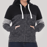 Plus Fleece Zip Up Hoodie