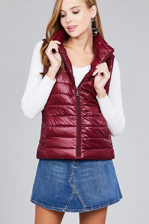 Quilted padding vest