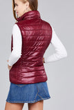 Quilted padding vest