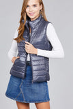 Quilted padding vest