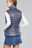 Quilted padding vest