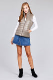 Quilted padding vest