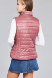 Quilted padding vest