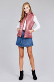 Quilted padding vest