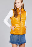 Quilted padding vest