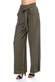 Belted Wide Leg Pants