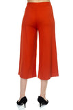 Solid Wide Leg Pants