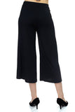 Solid Wide Leg Pants