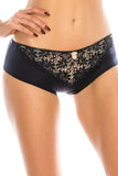 Floral Embroidery Hipster W/ Mesh Back