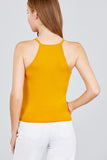 Halter Neck Knit Top