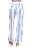 Multi Stripe Side Button Pants