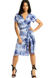 Wrapped Style Midi Dress