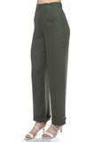 Double O-ring Zipper Up Pants