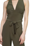 Strapless Belted Jumpsuit