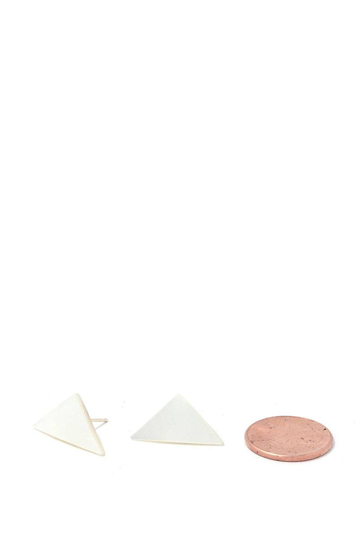 Triangular Shape Post Earring