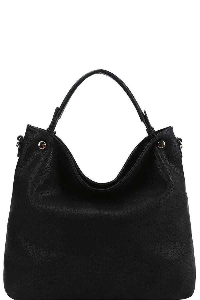 Stylish Modern Mesh Front Hobo Bag With Long Strap