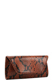 Cute Python Pattern Clutch Cross Body