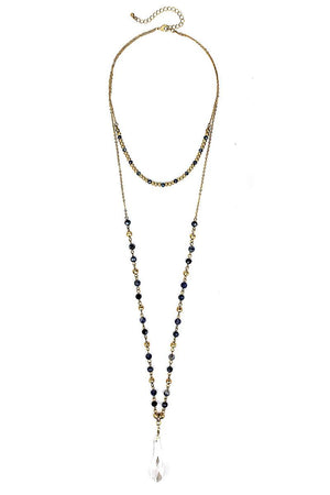 Fashion Modern Chic Crystal Drop Necklace