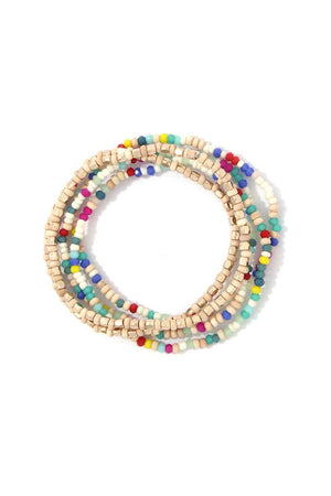 Beaded Stretch Bracelet Set