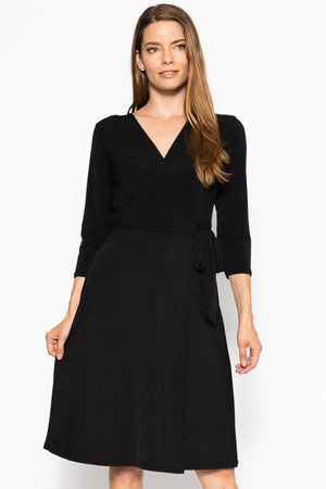 Midi 3/4 Sleeve Dress