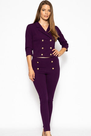 Classic Pant Suit Set