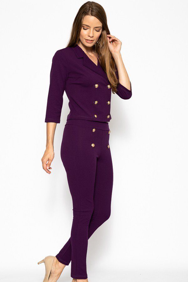 Classic Pant Suit Set