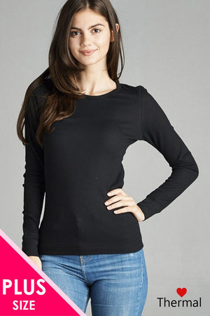 Long Sleeve Crew Neck Thermal Top