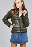 Long Sleeve Quilted Padding Jacket