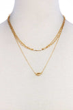 Trendy Fashion Triple Layer Necklace