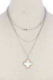 Cross Charm Y Shape Layer Necklace