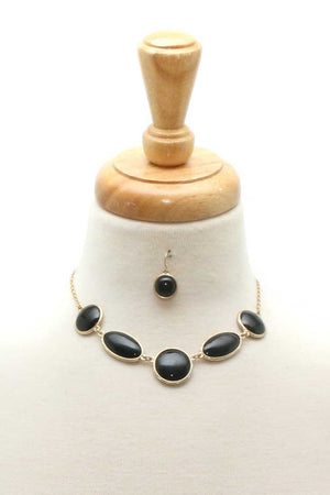 Chic Modern Necklace And Earring Set