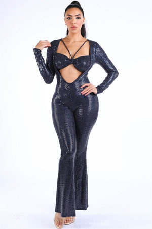 Bikini Top Long Sleeve Jumpsuit