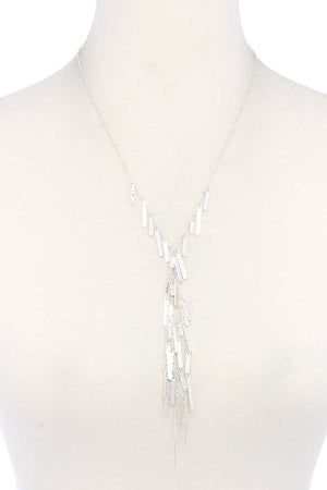 Metal Y Shape Necklace