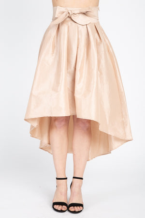 Taffeta High-low Skirt