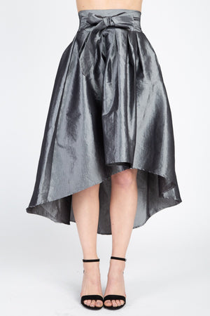 Taffeta High-low Skirt