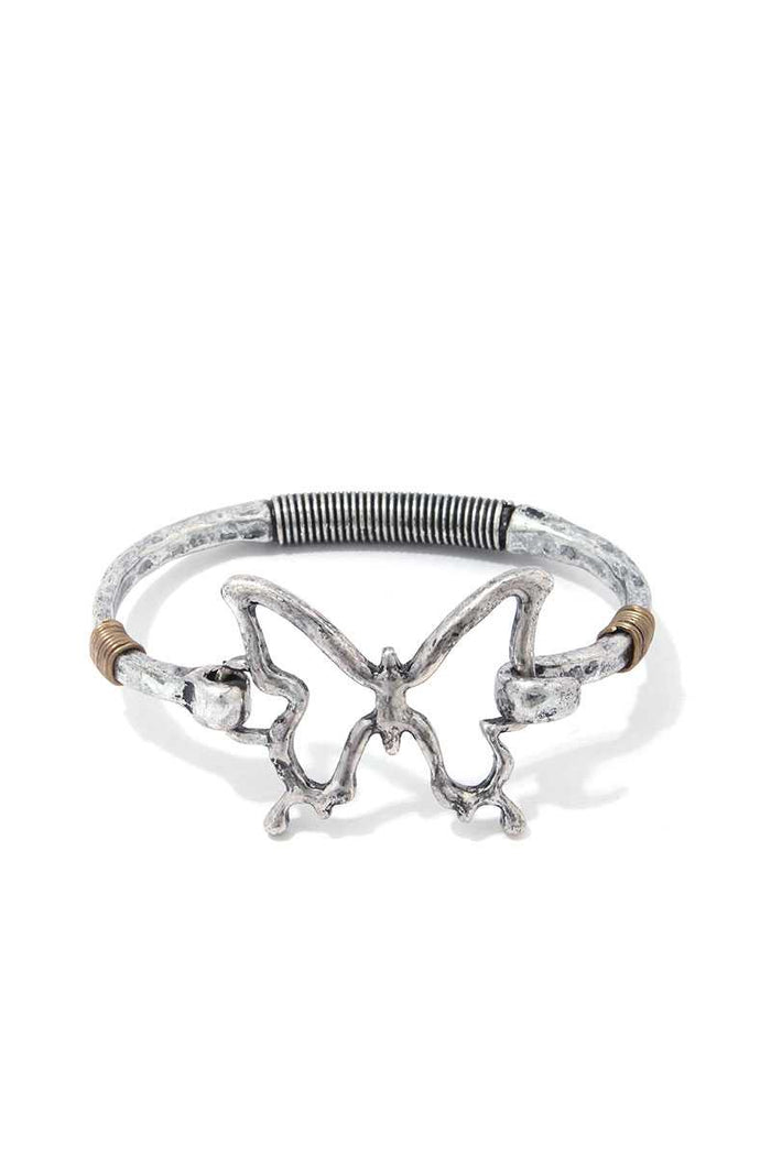 Butterfly Open Cuff Bracelet